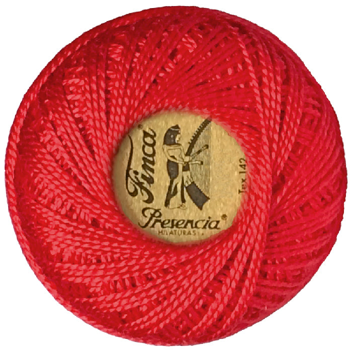 Presencia Perlé Cotton Thread - 1902 Red