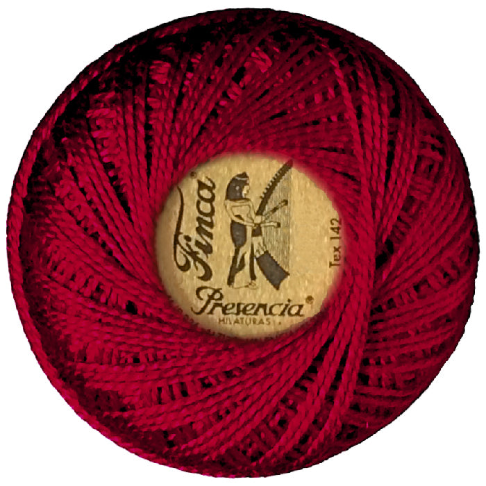 Presencia Perlé Cotton Thread - 1915 Dark Cranberry