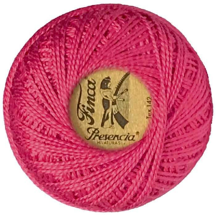 Presencia Perlé Cotton Thread - 2333 Dark Cyclamen Pink
