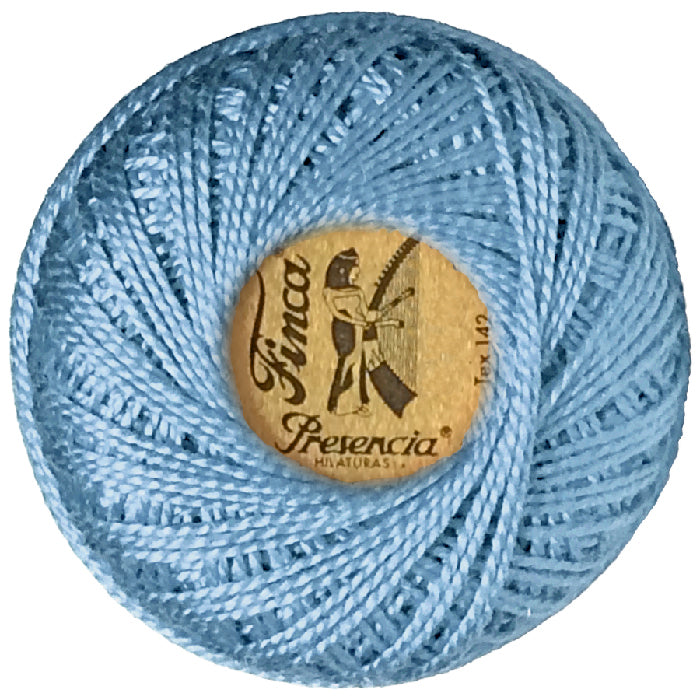 Presencia Perlé Cotton Thread - 3396 Medium Delft Blue
