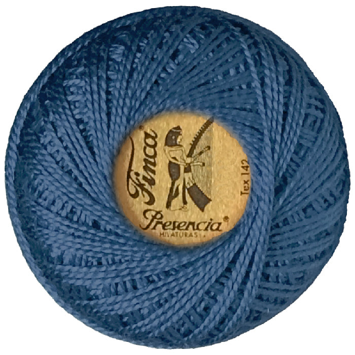 Presencia Perlé Cotton Thread - 3400 Dark Delft Blue