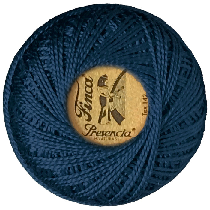 Presencia Perlé Cotton Thread - 3405 Royal Blue