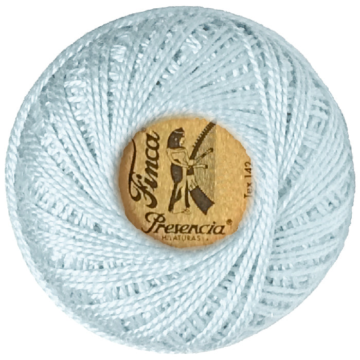 Presencia Perlé Cotton Thread - 3802 Very Light Sky Blue