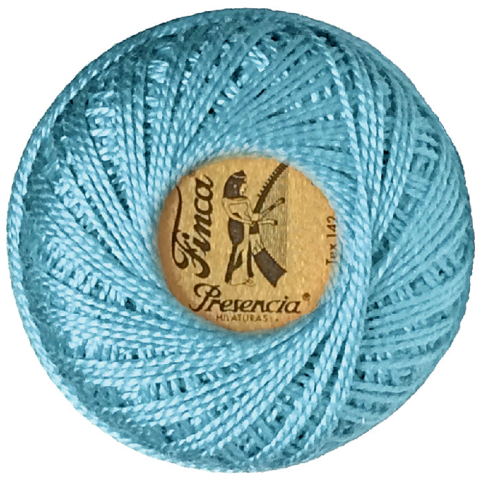 Presencia Perlé Cotton Thread - 3810 Medium Electric Blue