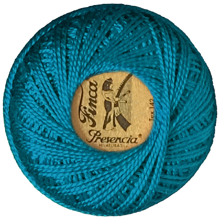 Presencia Perlé Cotton Thread - 3822 Dark Electric Blue