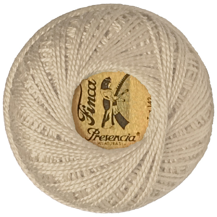 Presencia Perlé Cotton Thread - 4000 Dark Ecru