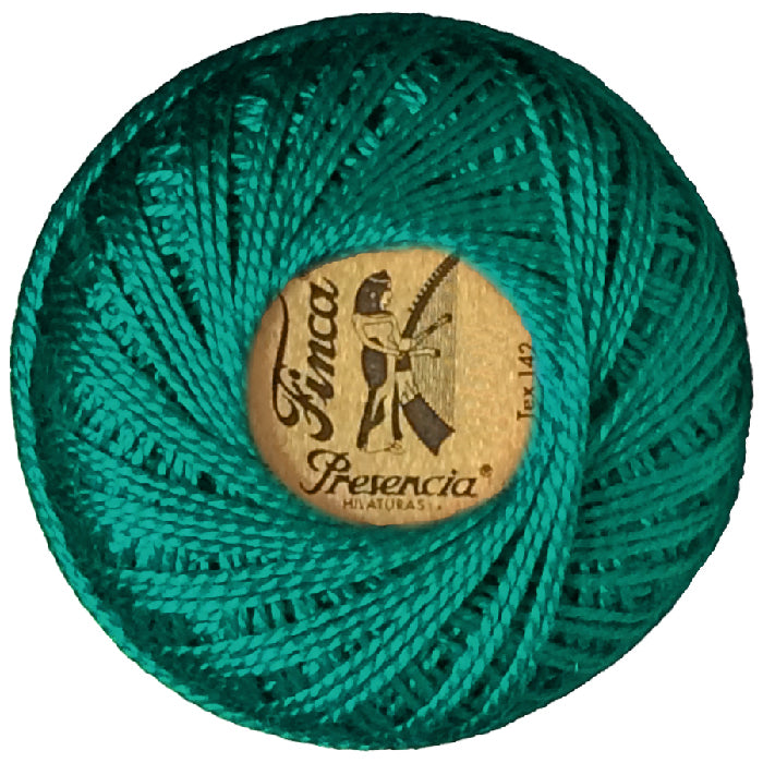 Presencia Perlé Cotton Thread - 4368 Dark Emerald Green