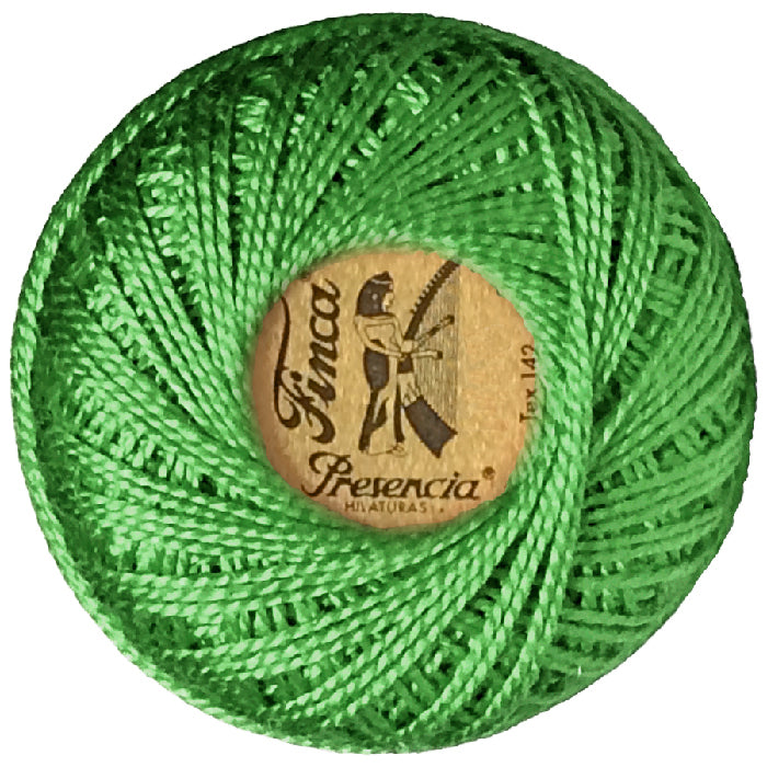 Presencia Perlé Cotton Thread - 4643 Kelly Green