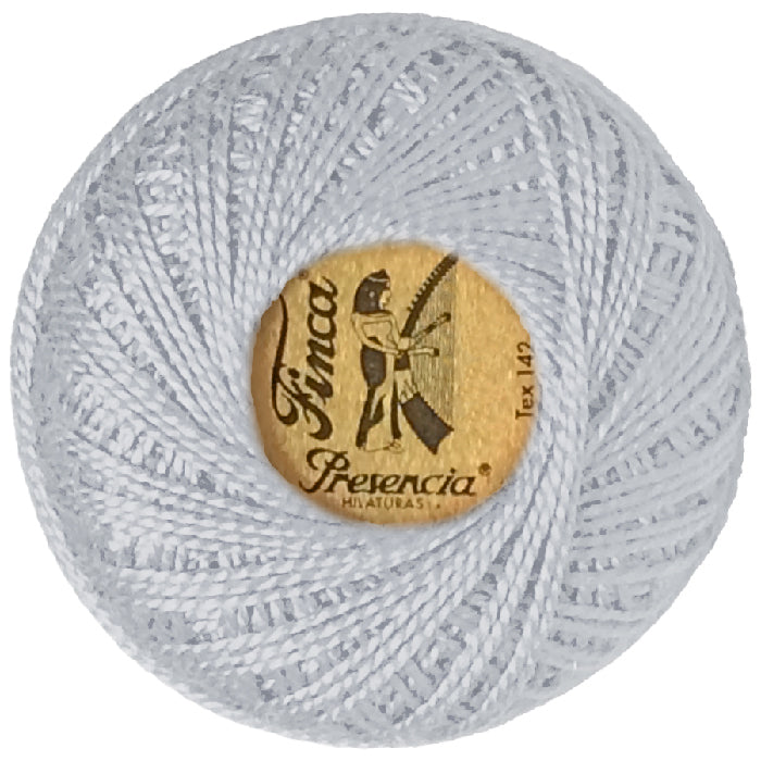 Presencia Perlé Cotton Thread - 8767 Very Light Pewter
