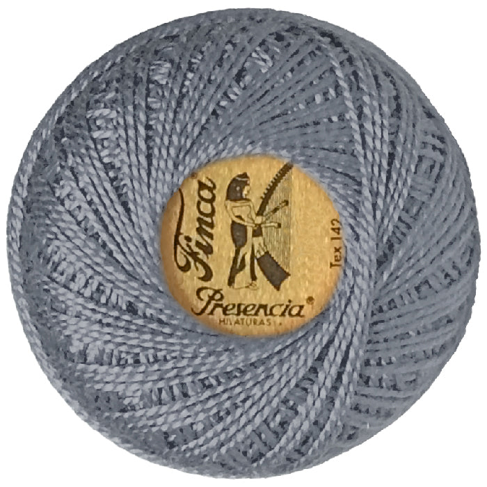 Presencia Perlé Cotton Thread - 8779 Dark Pewter