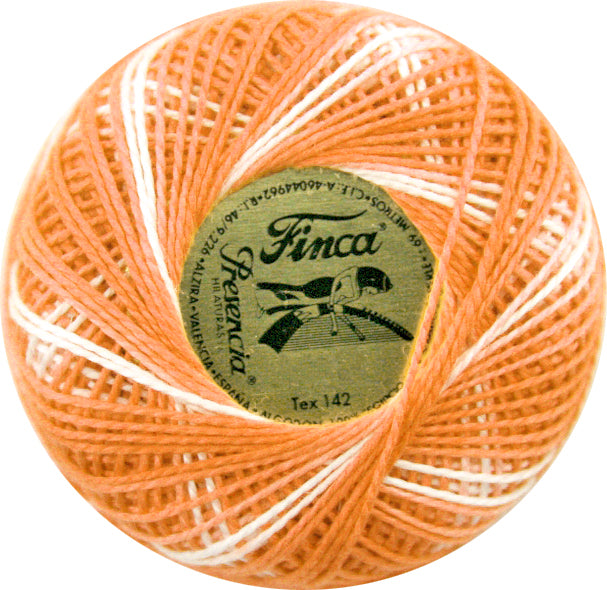 Presencia Perlé Cotton Thread - 9100 Tangerine Twist