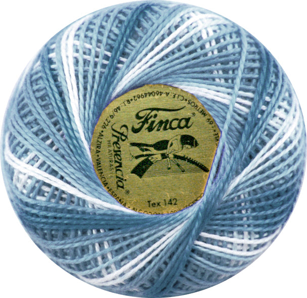 Presencia Perlé Cotton Thread - 9640 Powder Puff Blue