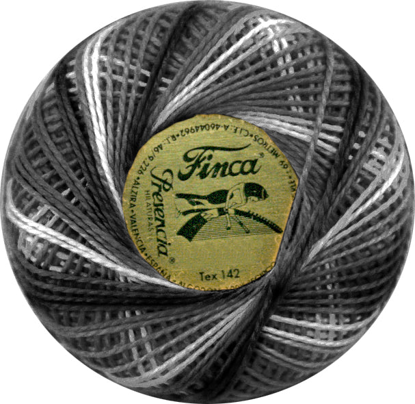 Presencia Perlé Cotton Thread - 9985 Thunderstorm Gray