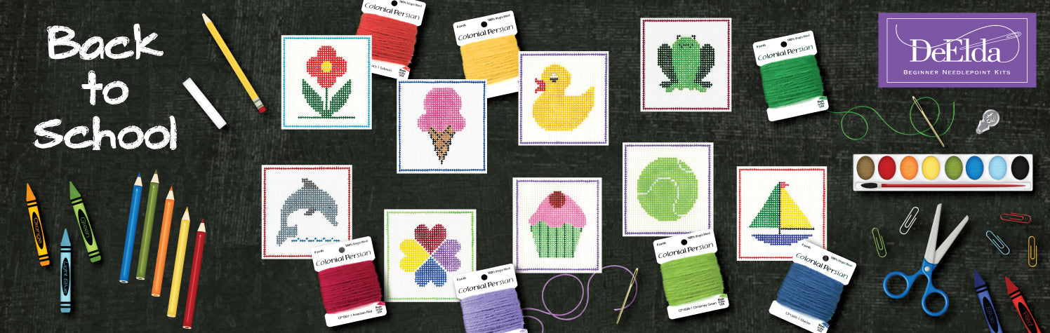 DeElda Beginner Needlepoint Kit