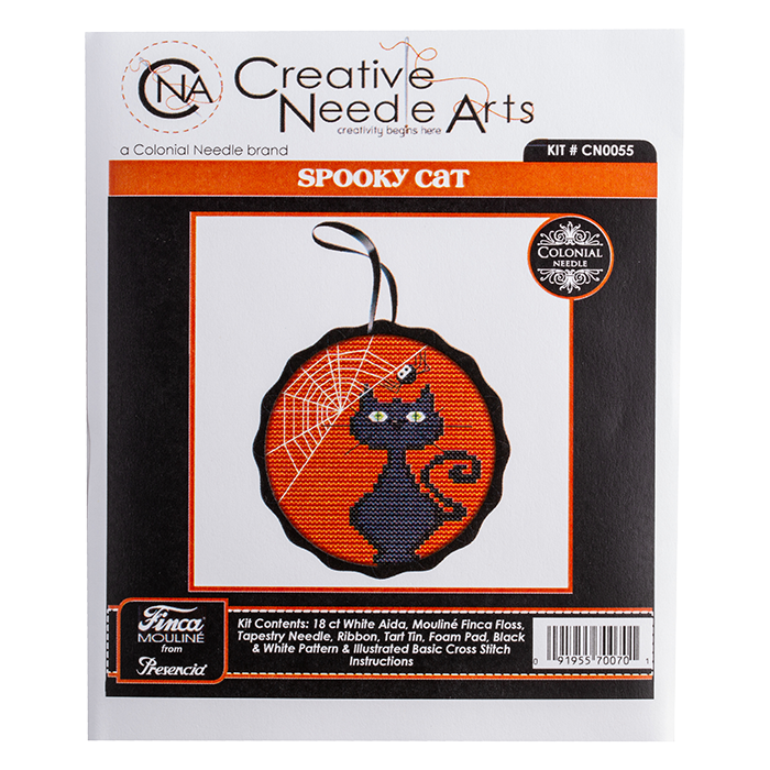 Black Cat Spooky Ornament