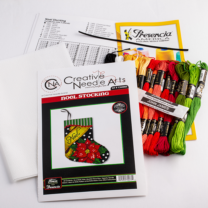 Noel Mini Stocking Ornament