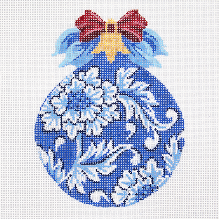 China Blue Floral Ball