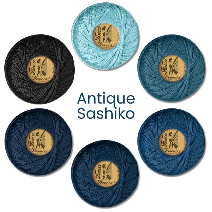 Presencia Perlé Sampler Pack - Antique Sashiko