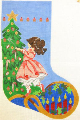 Sugar Plum Fairy Christmas Stocking