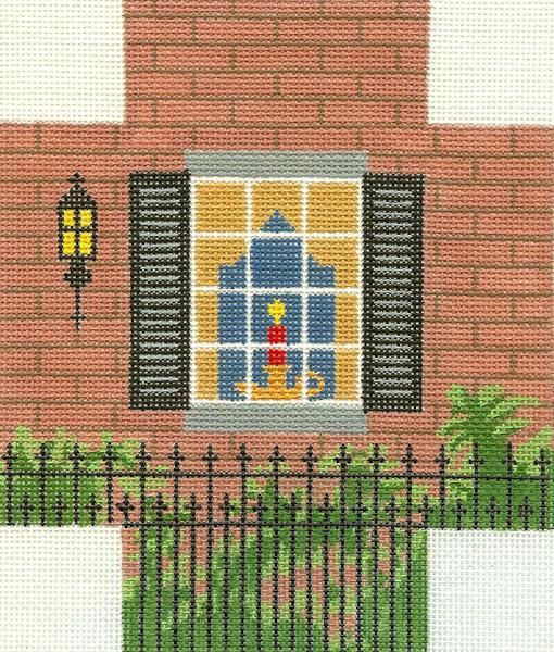 Brick Window Scene