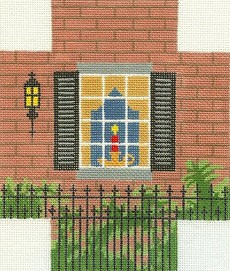 Brick Window Scene