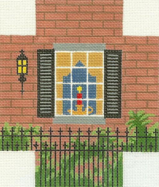 Brick Window Scene