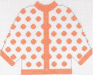 Sherbet Polka Dot Cardigan Ornament