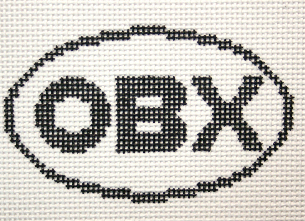 OBX (Outer Banks) Oval Ornament