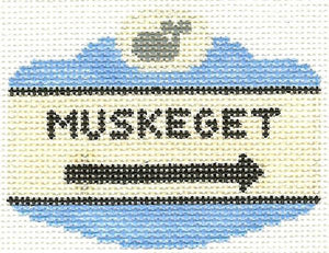 Muskeget Sign Ornament