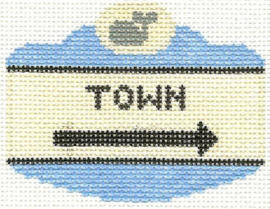 Town Sign Ornament