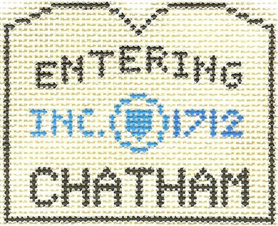 Chatham Sign Ornament