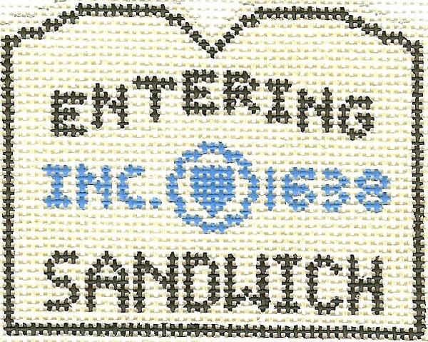 Sandwich Sign Ornament