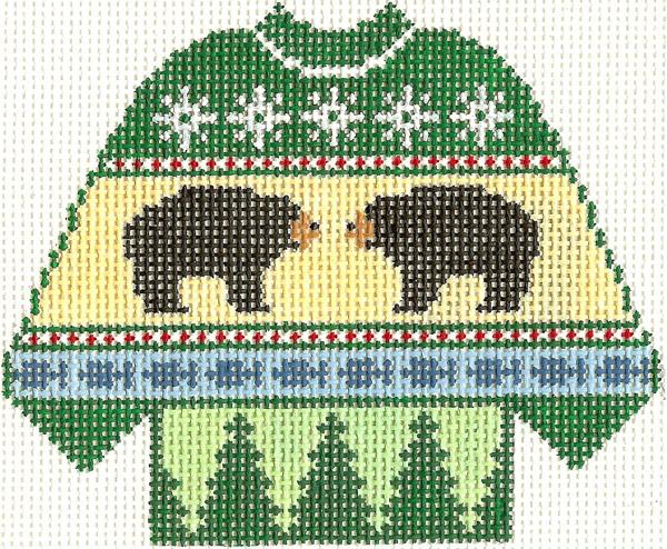 Bears Sweater Ornament