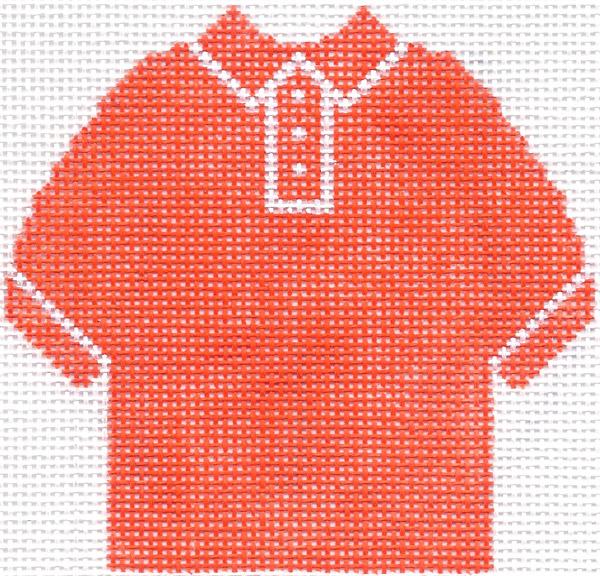 Orange Polo Shirt Ornament