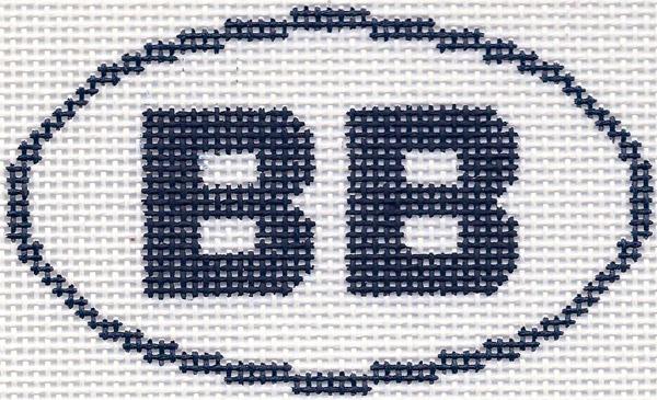 BB (Bethany Beach) Oval Ornament