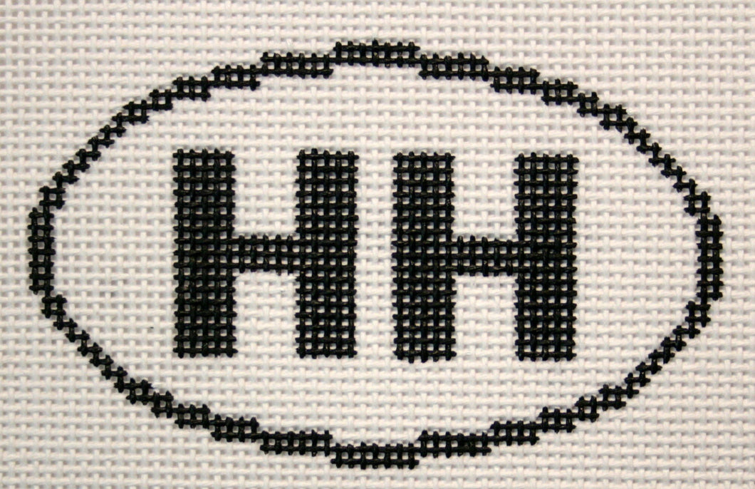 HH (Hilton Head, SC) Oval Ornament