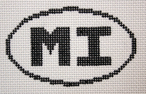 MI (Marco Island, FL) Oval Ornament