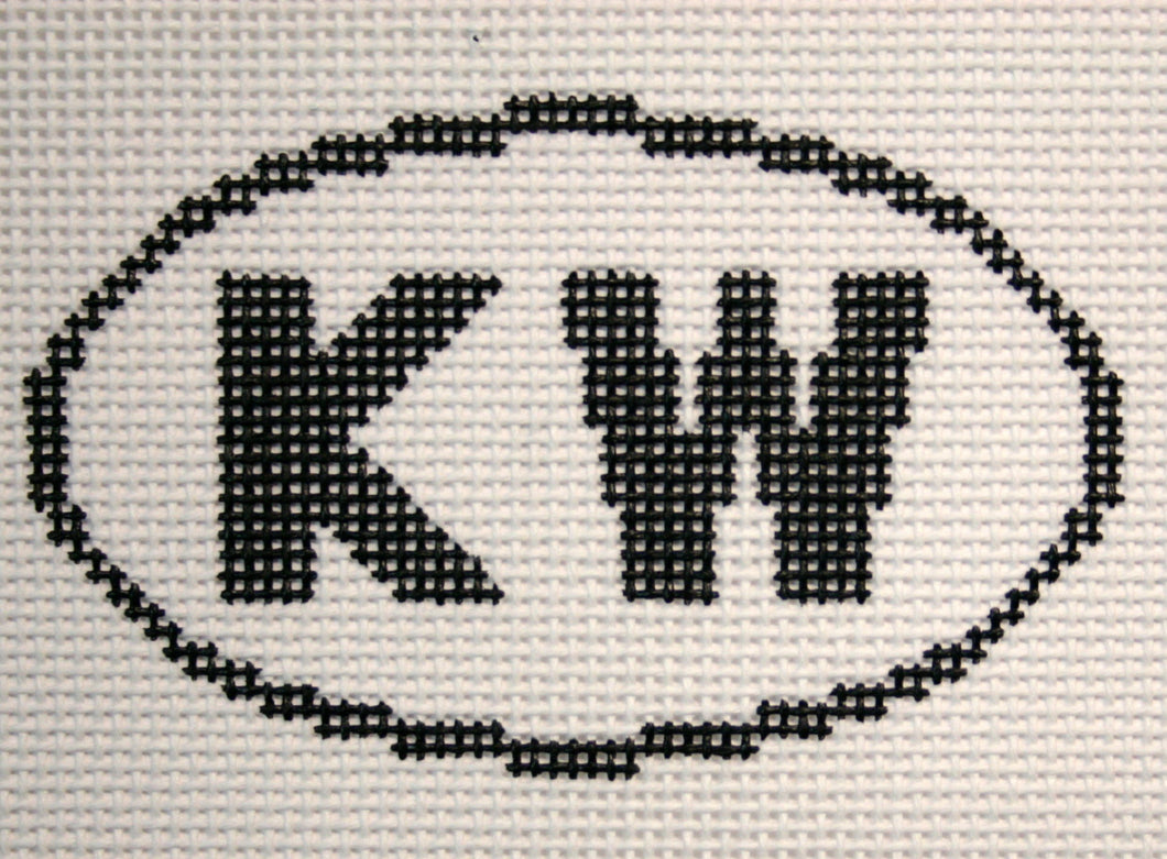 KW (Key West, FL) Oval Ornament