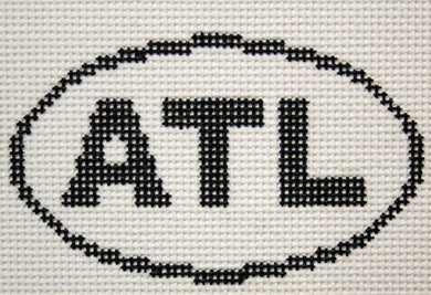 ATL (Atlanta, GA) Oval Ornament