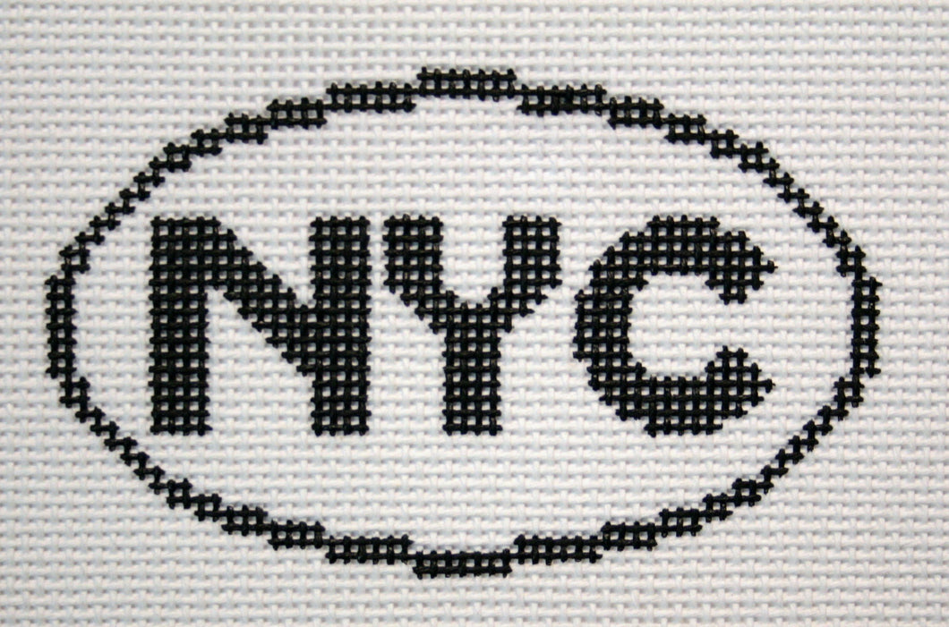 NYC (New York City) Oval Ornament
