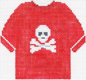 Jolly Roger Red T-Shirt Ornament