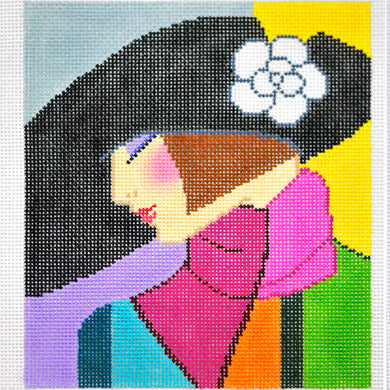 Lady With Black Hat
