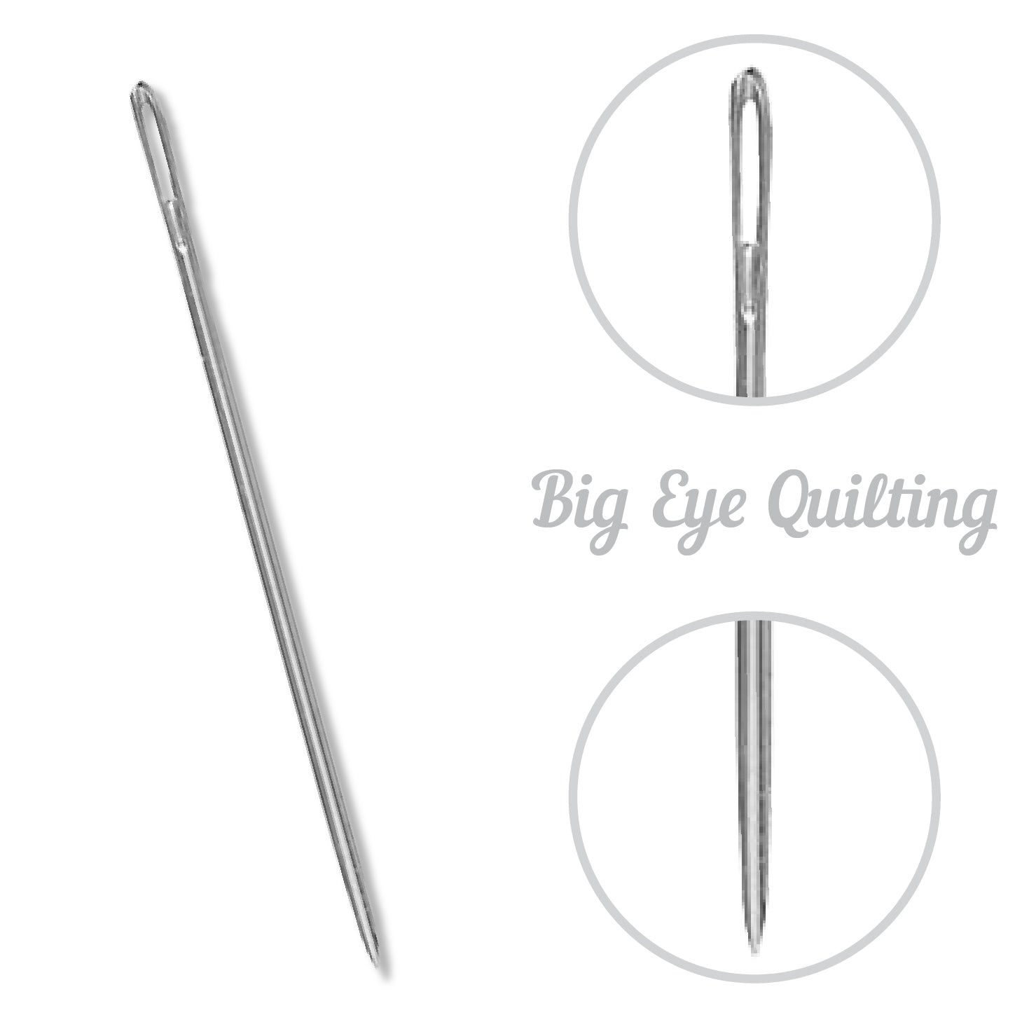 Big Eye Quilting Needles, size 10 - JJ125-10 – Cary Quilting Company