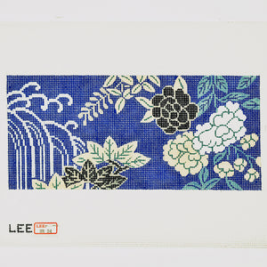 Floral On Periwinkle