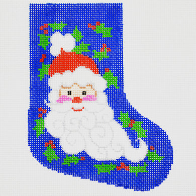 Santa Face & Holly