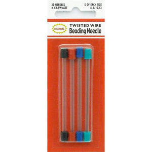 colonial twisted wire beading needles