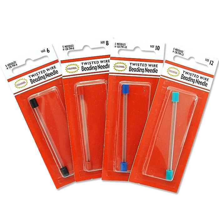 colonial twisted wire beading needles