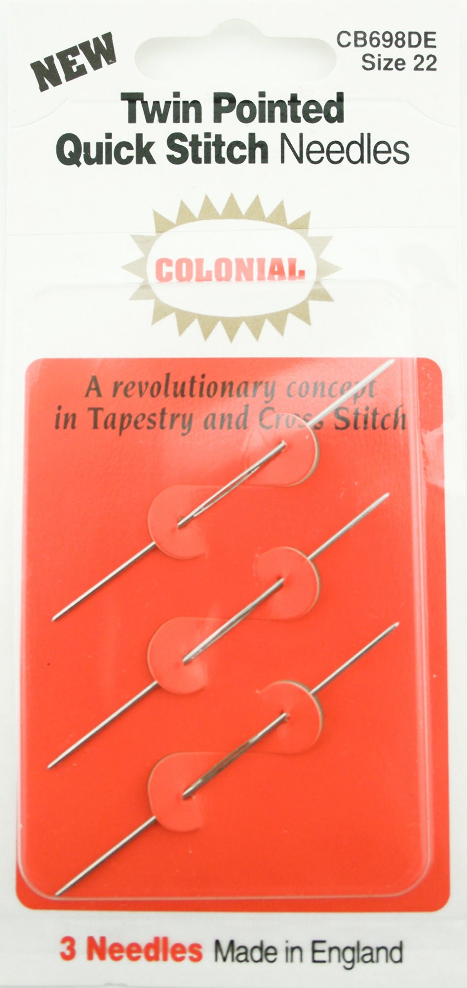 Tapestry or Cross Stitch Needles Size 26 from John James