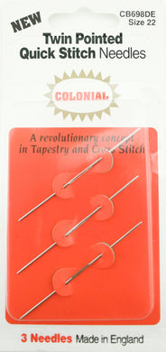 colonial double pointed tapestry needles