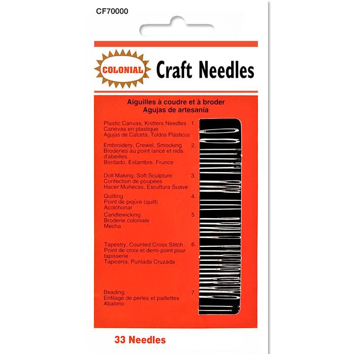 colonial craft needles assortment